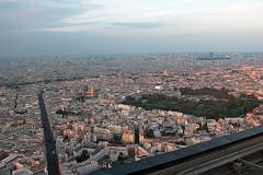 Paris 01 View To Northeast At Sunset Includes Luxembourg Gardens And Notre Dame From Montparnasse Tower